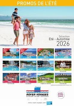 Brochure groupe Royer Voyages été 2026